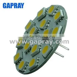 Hot Selling 2.4W 15 LEDs SMD 5050 G4 Pin Bus Interior Light thumbnail-1