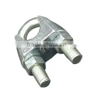 Galvanize Carabiner Wholesale Steel Electric Galvanized DIN 741 Wire Rope Clips Hardware Manufacture thumbnail-2
