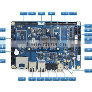High Stability SAMA5D3X Industrial Extension Board With Dual Etherent Port thumbnail-4