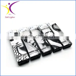 Wrapper Lighters Customzied Refillable Plastic Gas Lighter thumbnail-1