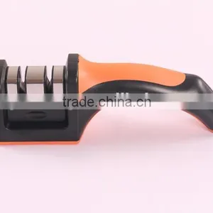 Knife Sharpener With 2 Stage Coarse & Extra-Fine Sharpening System for Steel Knives thumbnail-1