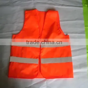 Hotsale Factory Orange Security Stringer Vest High Visibility Vest thumbnail-1
