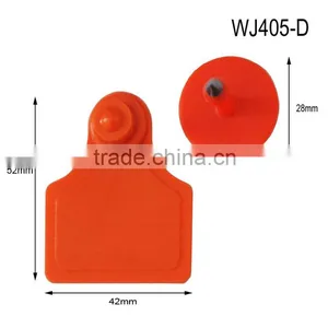 WJ405-DF Insured Style Ear Tag for Blue Pig 52x42mm thumbnail-6