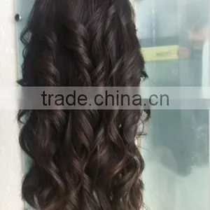 Express China Wholesale Best Quality Wave Hair Jewish Wig Kosher Wigs, Loose Wave Silk Top Lace Wig thumbnail-1