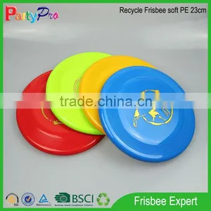 Philippines Market 2015 BSCI Factory Cat Toys for Kids Soft PE 23cm Dia Plastic Frisbee for Sales thumbnail-1