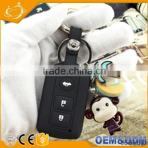 3BTN Car Silicone Key Cover Shell Fit For Toyota Camry Highlander Prado Yaris thumbnail-4