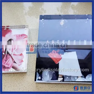 Yageli Factory High Clear Two Side Large Acrylic Cube Photo Frame 2017 thumbnail-4