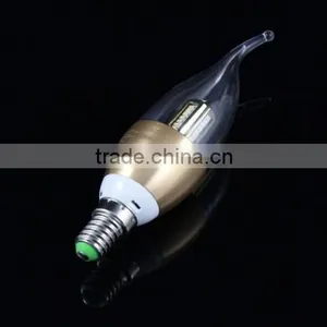 LED Candle Bulb 4w E14 Led Candle Light 3014SMD Warm White LED Candle Bulb Light thumbnail-2