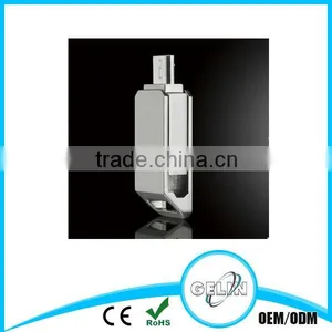 Mini Metal Material Rotating Double-head Usb Flash Drive thumbnail-3