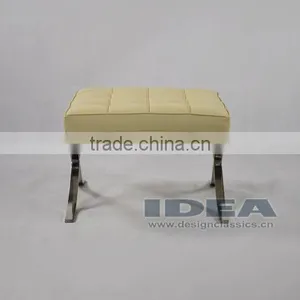 DC2001 Replica Mies Van Der Rohe Barcelona Ottoman Cream White thumbnail-3