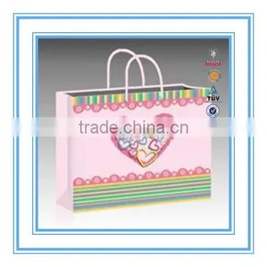 Hot New Products for 2015 Custom New Design Gift Bag Paper Shopping Bag With Handles thumbnail-3