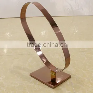 Rose Gold Round Belt Display Rack Stand thumbnail-1