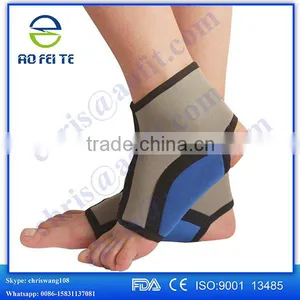 China Hebei Aofeite High Quality Elastic Hook Loop Ankle Strap Sandals thumbnail-2