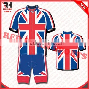 Men's Cycling Uniform With USA Flag Design thumbnail-2