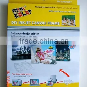 Mini-Color Canvas Frame(DIY Home Made Product, Festival Gift, for Inkjet Printing, Waterproof Photo Canvas) thumbnail-1