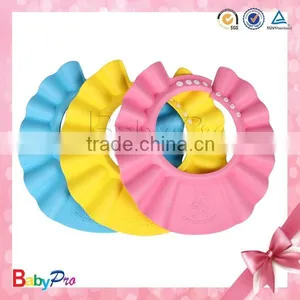 2015 New Product Zhejiang China Manufacturer Hair Products Infant Protective Hat Colorful Baby Shower Cap thumbnail-5