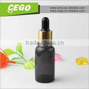 30 ml Black Ejuice Amber Clear Round Glass Dropper Bottle thumbnail-3