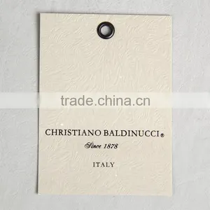 High Quanlity Garment Paper Hangtag for Trouser Jumpsuit thumbnail-2