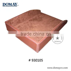 Brown Letherette A4 Paper Tray for Printer, Office Sttionery Filing Tray thumbnail-1