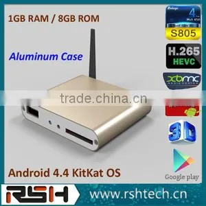 XBMC 13.2 Android Box S805 BD-ISO 3D Android Ott tv Box Full hd 2160p Cheap Digital tv Antenna Preinstalled Addons thumbnail-1