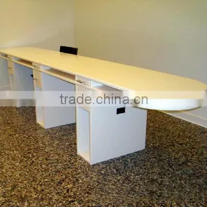 White Office Desk/furniture Office Desk/elegant Office Desk Design thumbnail-4