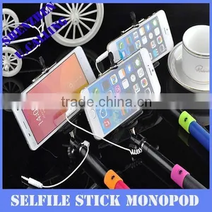 Handheld Audio Cable Take Pole Selfile Stick, Wired Monopod Selfie Stick thumbnail-5
