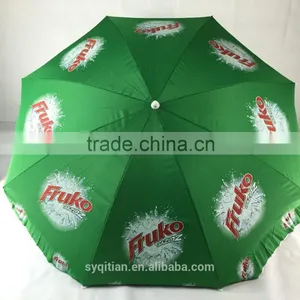 110cm Radius Hot Sale Beach Umbrella,160G Polyester Stripe Beach Umbrella,advertising Beach Umbrella thumbnail-3