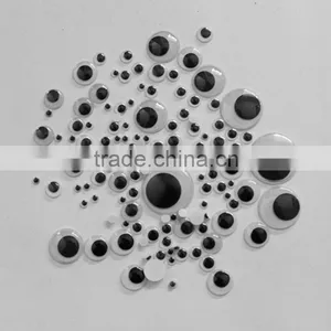 YIWU YIPAI Plastic Circle Colorful Moving Eyes Googly Eyes for Toy thumbnail-5