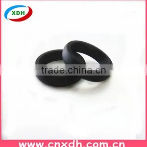 New Style Black Silicone Finger Ring thumbnail-1