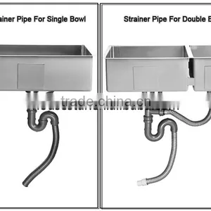 Universal Stainless Steel Sinks Undermount Handmade Kitchen Sink Double Bowl Sink thumbnail-5