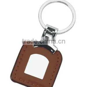 PU Leather Keychain With Metal thumbnail-1