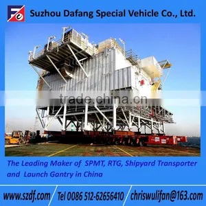 SPMT Self-propelled Modular Transporter, Multi-axle Hydraulic Truck Trailer for Sale thumbnail-1