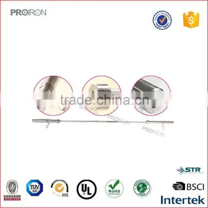 Olympic Chrome Straight Barbell 5ft 6ft 7ft Weight Lifting Bar Collar thumbnail-1