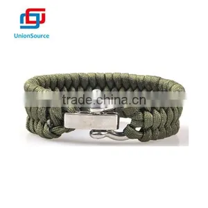 HOT SALE PARACORD SURVIVAL BRACELET thumbnail-1