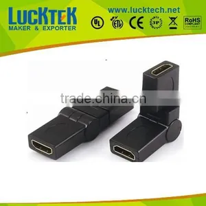 HDMI Female to HDMI Female Adaptor Rotating 360 thumbnail-1