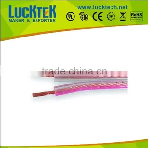 2 CORES TRANSPARENT OXYGEN FREE SPEAKER CABLE thumbnail-1