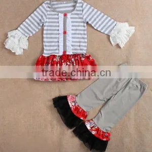 2016 New Arrivle Children Clothing Manufacturers China Baby Cotton Frock Suit Design Images thumbnail-3