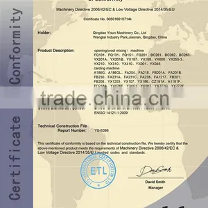 Mini Automatic Proof Machine/cotton Wool or Chemical Fiber Carding Machine thumbnail-2