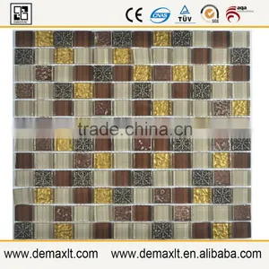 High Quality Bright Mixture Color Bathroom Magic Glass Mosaic Tile thumbnail-1