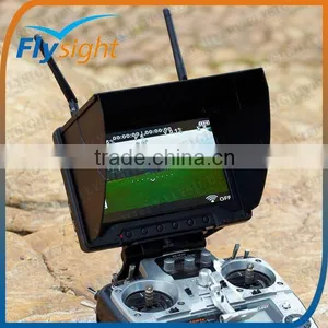 H1473 8CH / 21CH Wireless AV Audio Video 5.8Ghz Receiver Fpv Monitor With CE Certification for RC Helicopter Airplane Drone thumbnail-1