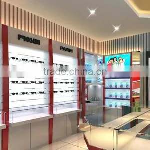 Modern Optical Showcase, Wall Mounted Eyewear Display thumbnail-4