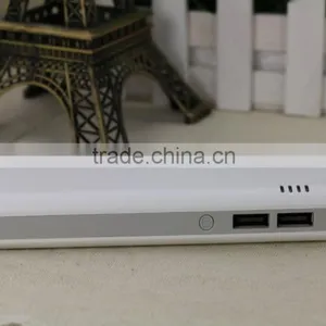 Free Sample Big Capacity Dual USB Port Portable Power Bank 15000mah thumbnail-3