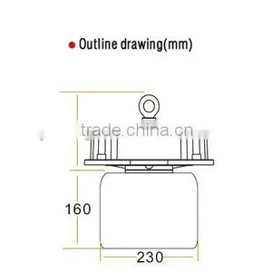 2015 Industrial 150w Led High Bay Light Price thumbnail-6
