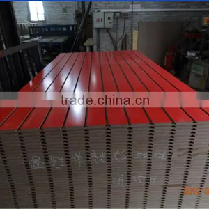 Matt Red Color Melamine Slatwall Panel thumbnail-2