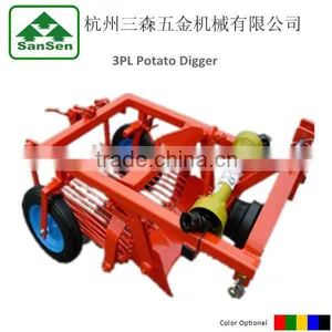 3 Point One Row Potato Digger for Tractors/ PTO Powered Potato Digger Machine thumbnail-1