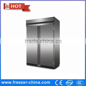 Restaurant Used Stainless Steel Double Doors Commercial Refrigerators thumbnail-1