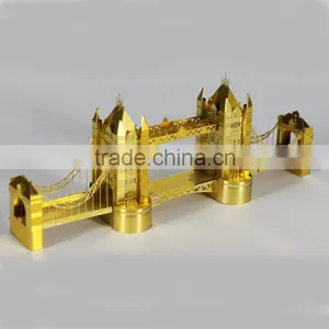 3D Londun Tower Bridge Jigsaw Puzzle thumbnail-3