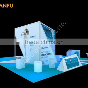 TANFU 10mx10m Large Trade Show Exhibition Display Booth thumbnail-3