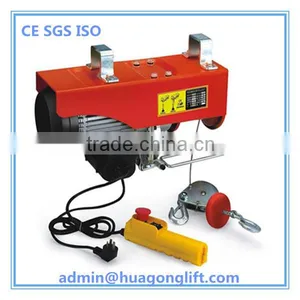 PA Mini Electric Hoist With Wireless Remote Control thumbnail-6