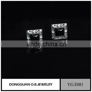 New 2016 Latest Gold Earring Designs Pink Diamond Earrings for Wedding thumbnail-5